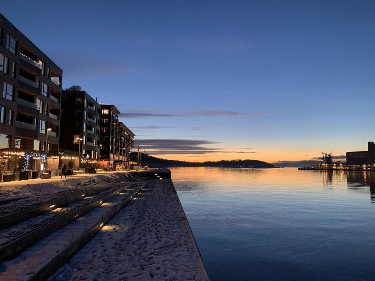 Luxury 2-Bedroom Apartment With Seaview In Oslo City Center Ngoại thất bức ảnh