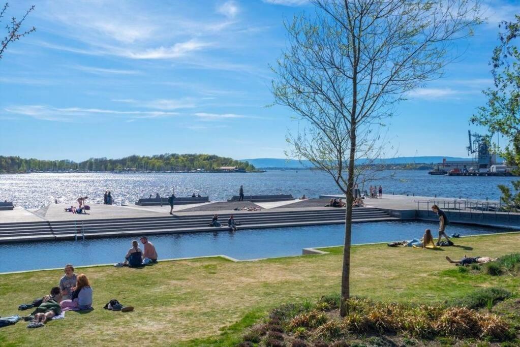 Luxury 2-Bedroom Apartment With Seaview In Oslo City Center Ngoại thất bức ảnh